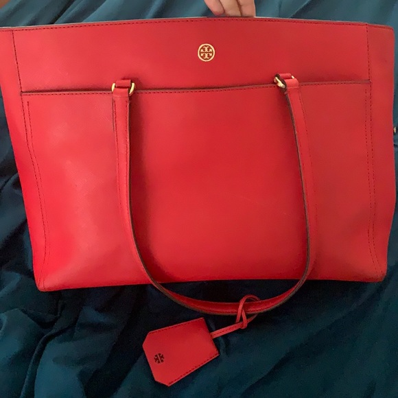 Tory Burch Handbags - Red Tory Burch large bag
